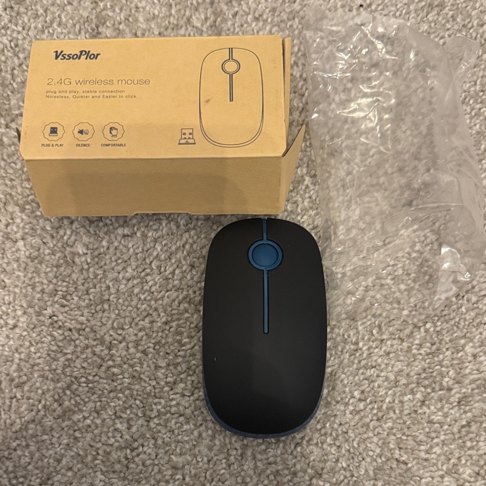 Black Wireless Mouse
